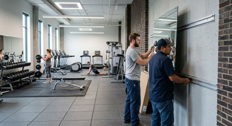 Gym Mirrors Installation in Boulder, CO